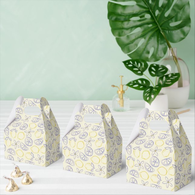 Citron Doodle Pattern Fevor Boxes Geschenkschachtel (Zahlreiche)