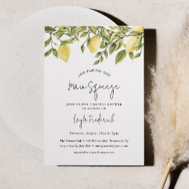 CITRON Lemon Bridal Dusche Einladung