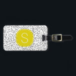 Citron Monogram Black and White Dalmatiner Spots Gepäckanhänger<br><div class="desc">Dieses moderne Muster von Dalmatinern wie Flecken ist auf dem Trend und eine sehr coole Art,  Tierabdruck zu Ihrem Leben hinzuzufügen,  personalisieren Sie diesen Gepäckanhänger mit einem Monogramm und einem benutzerdefinierten Adresstext. ©2014 Alle Rechte vorbehalten.</div>