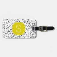 Citron Monogram Black and White Dalmatiner Spots