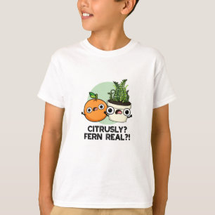 Citrous Fern Real Funny Citrus Pflanze Puff T-Shirt