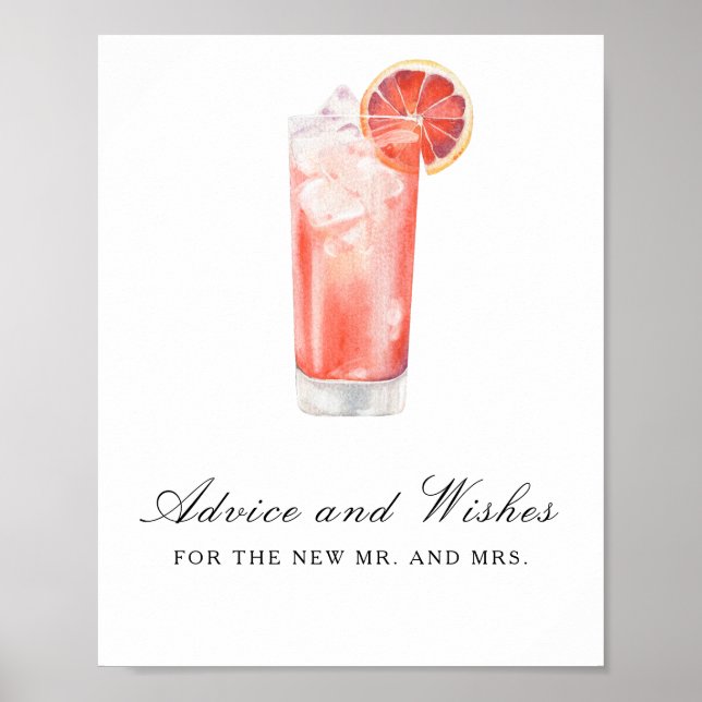 Citrus - Advice and Wishes for Newlyweds Poster (Vorne)