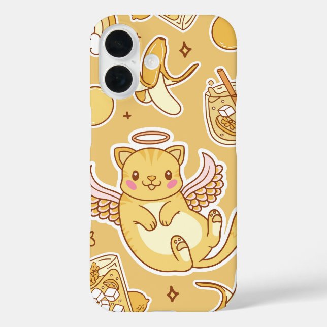 Citrus Angel Kitty Sweet Lemon Case-Mate iPhone Hülle (Rückseite)