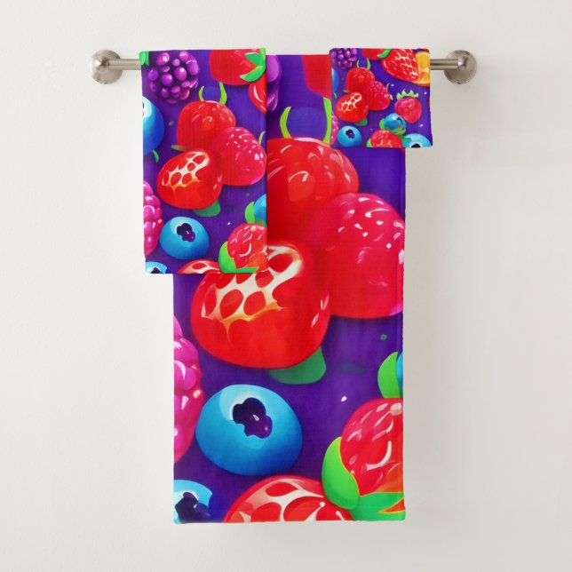 Citrus & Berries Burst Badhandtuch Set (Insitu)