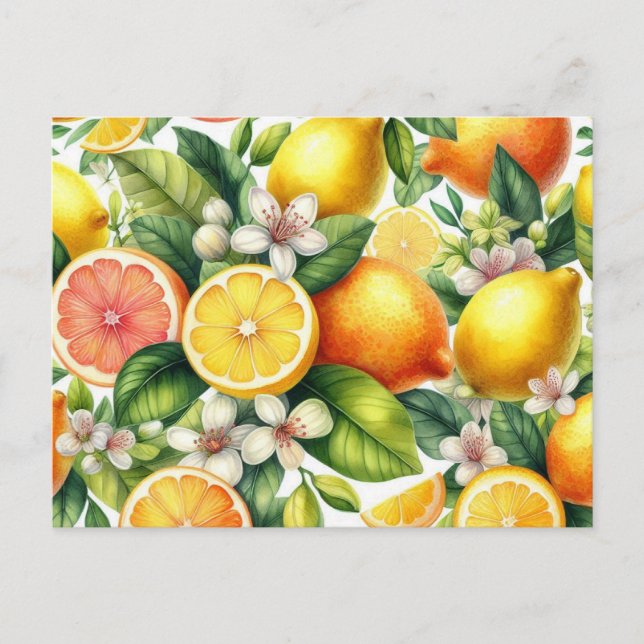 Citrus Bloom Postkarte (Vorderseite)