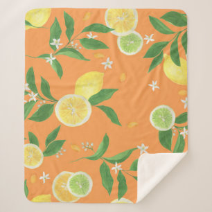 Citrus Bloom Wasserfarbstoff Sherpadecke
