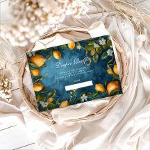 Citrus Blossom Blue Diapper Raffle