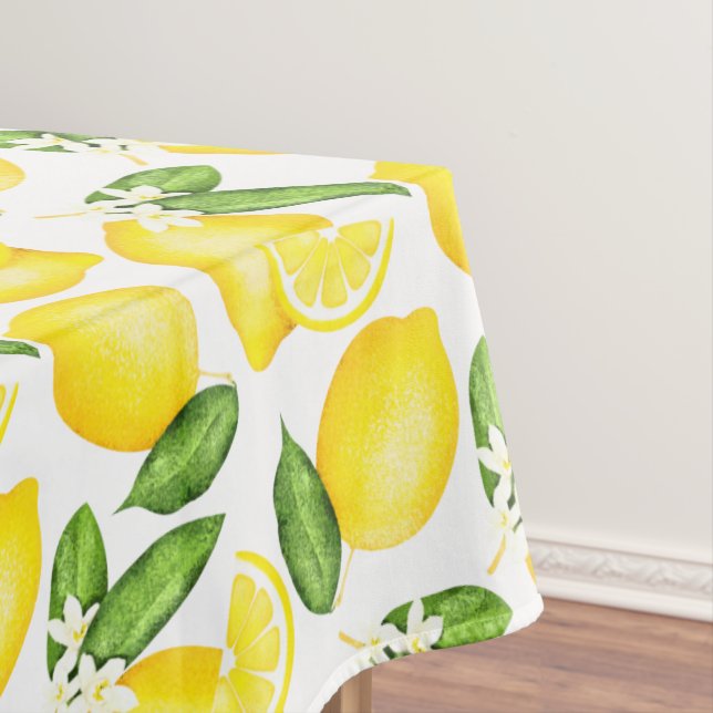 Citrus Botanical Lemon Tischdecke (Beispiel)