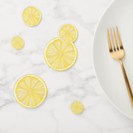 Citrus Bright Lemon Positano Cocktail Confetti Konfetti
