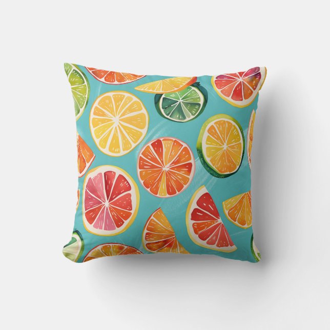 Citrus Burst Kissen (Vorderseite)