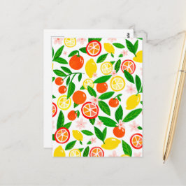 Citrus Celebration Lovely Lemons & Orange Bold Postkarte