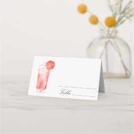 Citrus Cocktail - wedding place cards Platzkarte