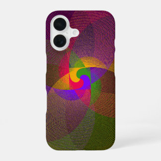 Citrus Color Blend Geometric iPhone 16 Case iPhone 16 Hülle