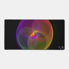 Citrus Color Geometric Blend Maus Pad Mat Schreibtischunterlage