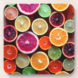 Citrus Dream Lemon Limon Orange Frucht Getränkeuntersetzer