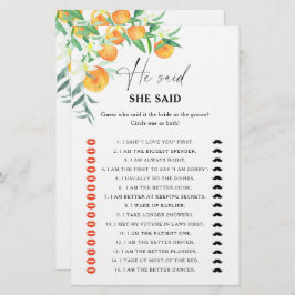 Citrus - Er sagte, sie sagte Brautparty