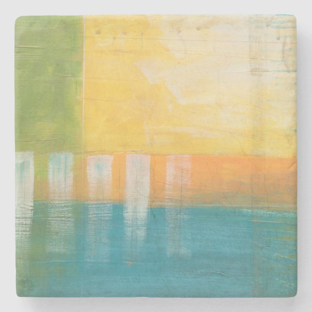 Citrus Fields I Steinuntersetzer (Vorderseite)