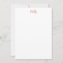 Citrus Flat Note Card