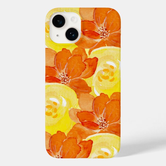 Citrus & Floral Case-Mate iPhone Hülle (Rückseite)