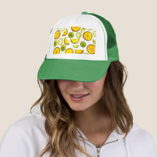 Citrus Frucht Trucker Hat Truckerkappe
