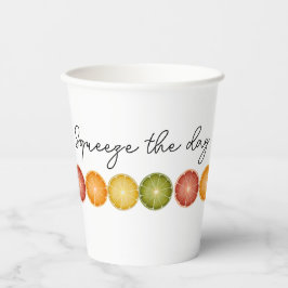 Citrus Fruchtpapier Cup Pappbecher