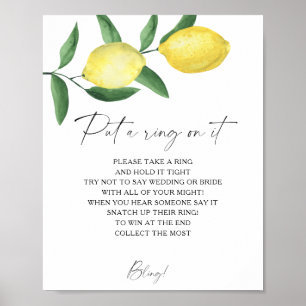 Citrus - Frühlings-Hochzeitsspiel mit Ring Poster