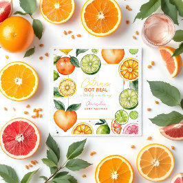 Citrus Fruit Baby Dusche Papier Napkin Serviette
