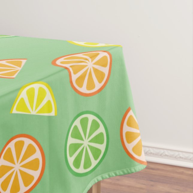 Citrus Fruit Slice Niedlich Erster Geburtstag Lemo Tischdecke (Beispiel)