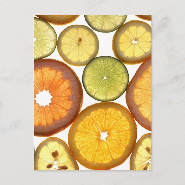 Citrus Fruits Postkarte (Vorderseite)