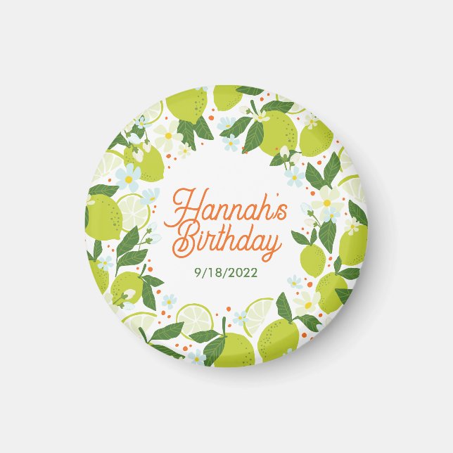 Citrus Garden Magnet - Bearbeiten von Text (Vorne)