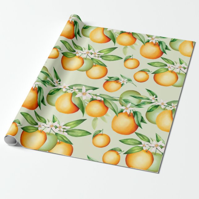 Citrus Geschenkpapier (Ungerollt)