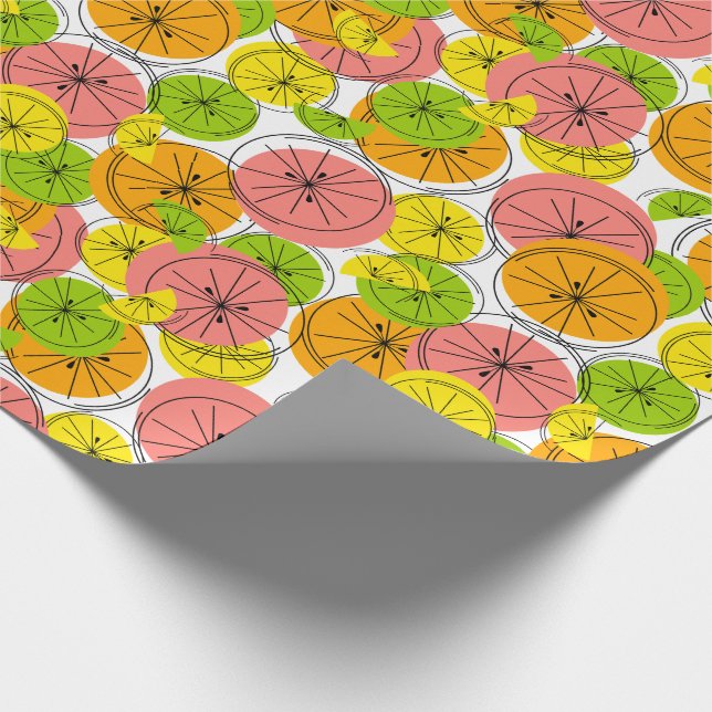 Citrus Geschenkpapier (Ecke)