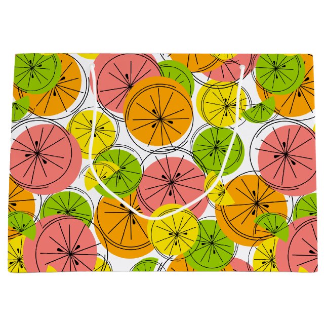 Citrus Geschenktasche groß Große Geschenktüte (Vorderseite)