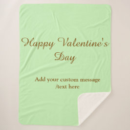 Citrus green brown happy Valentine's day simple  Sherpadecke