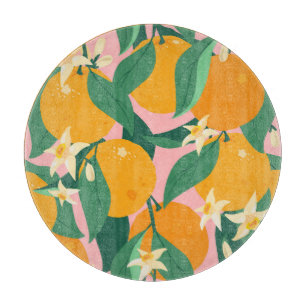 Citrus HandGezeichnet Vintager Stil Schneidebrett