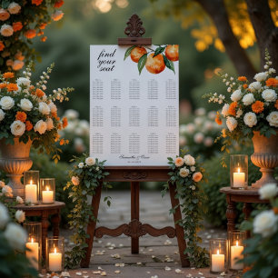Citrus Hochzeit Mittelmeer Orange Poster