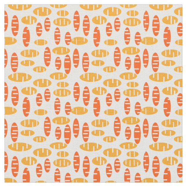 Citrus Holey Ovals Stoff (Nahaufnahme)