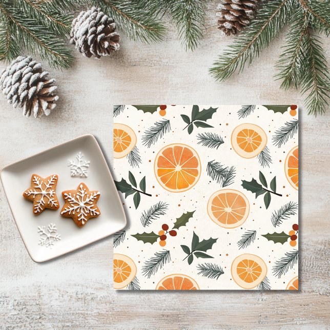 Citrus Hygge Weihnachten Serviette (Von Creator hochgeladen)