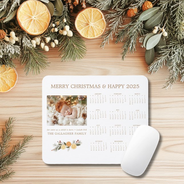 Citrus Hygge Weihnachtskalender Mousepad (Von Creator hochgeladen)