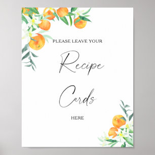 Citrus - Ihre Kochkarte hier Poster