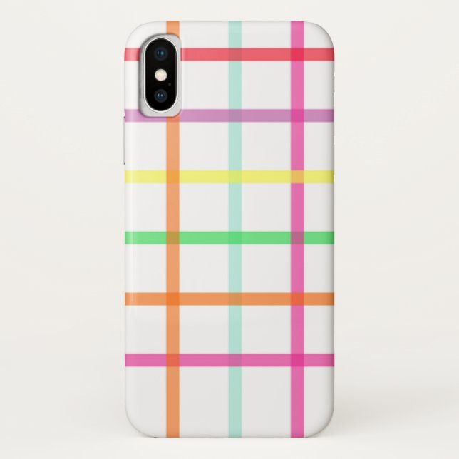Citrus Kariert iPhone / iPad Gehäuse Case-Mate iPhone Hülle (Rückseite)
