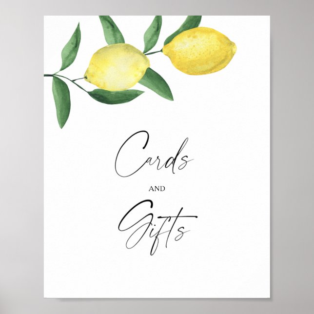 Citrus - Karten und Geschenke Poster (Vorne)
