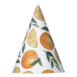 Citrus Kids Birthday Party | Summer Orange Fruit Partyhütchen