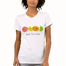 Citrus Ladys' 'Text' T - Shirt