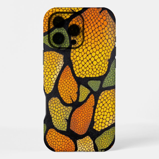 Citrus Leaf Harmony iPhone Hülle (Rückseite)