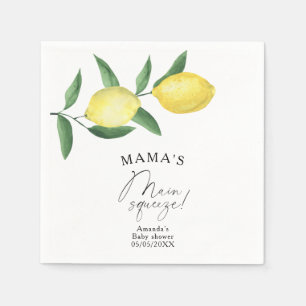 Citrus Lemon - Baby Shower von Mamas Liebling Serviette