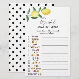 Citrus lemon - Brautparty emoji pickgame