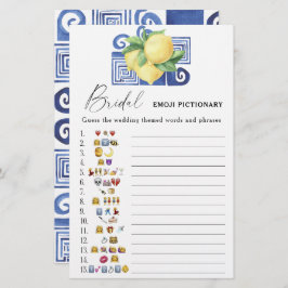 Citrus lemon - Brautparty emoji pickgame