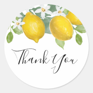 Citrus Lemon Dankeschön für den Sticker