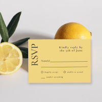 Citrus Lemon Drop Gelb Einfacher Minimaler UAWG